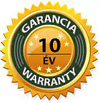 Kivitelezési munkáinkra 10 év garanciát vállalunk